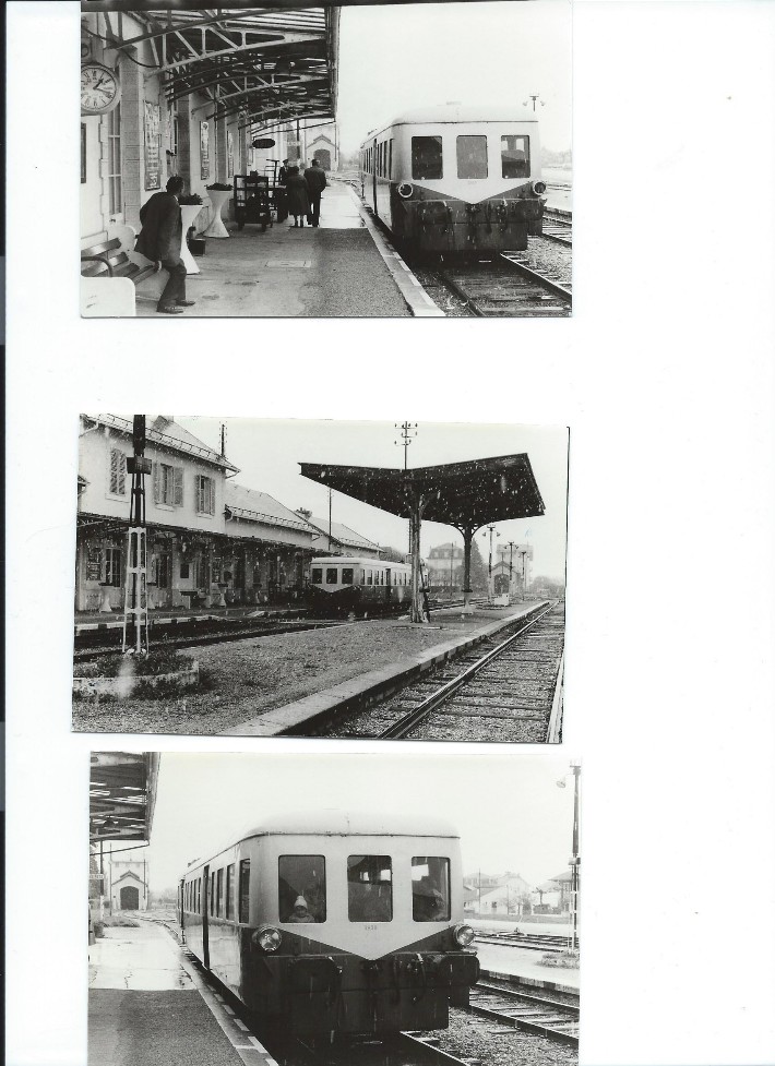 Autorail à la gare de Divonne les Bains